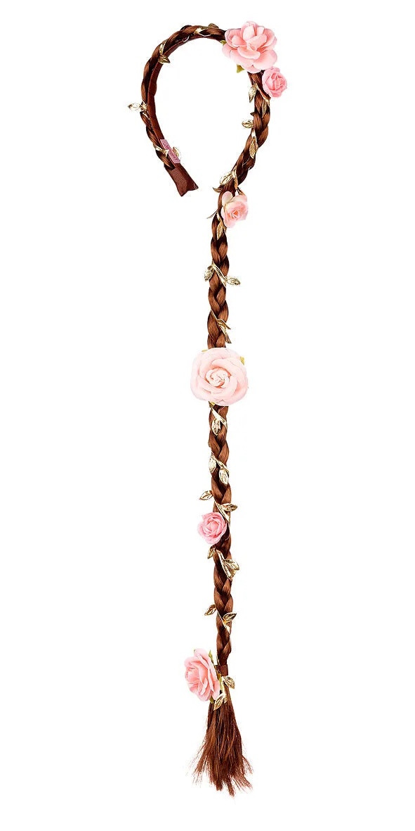 Taylor Hair band (brown) w/ flowers-Costume Accessory for Kids-Carnival & Festive Use