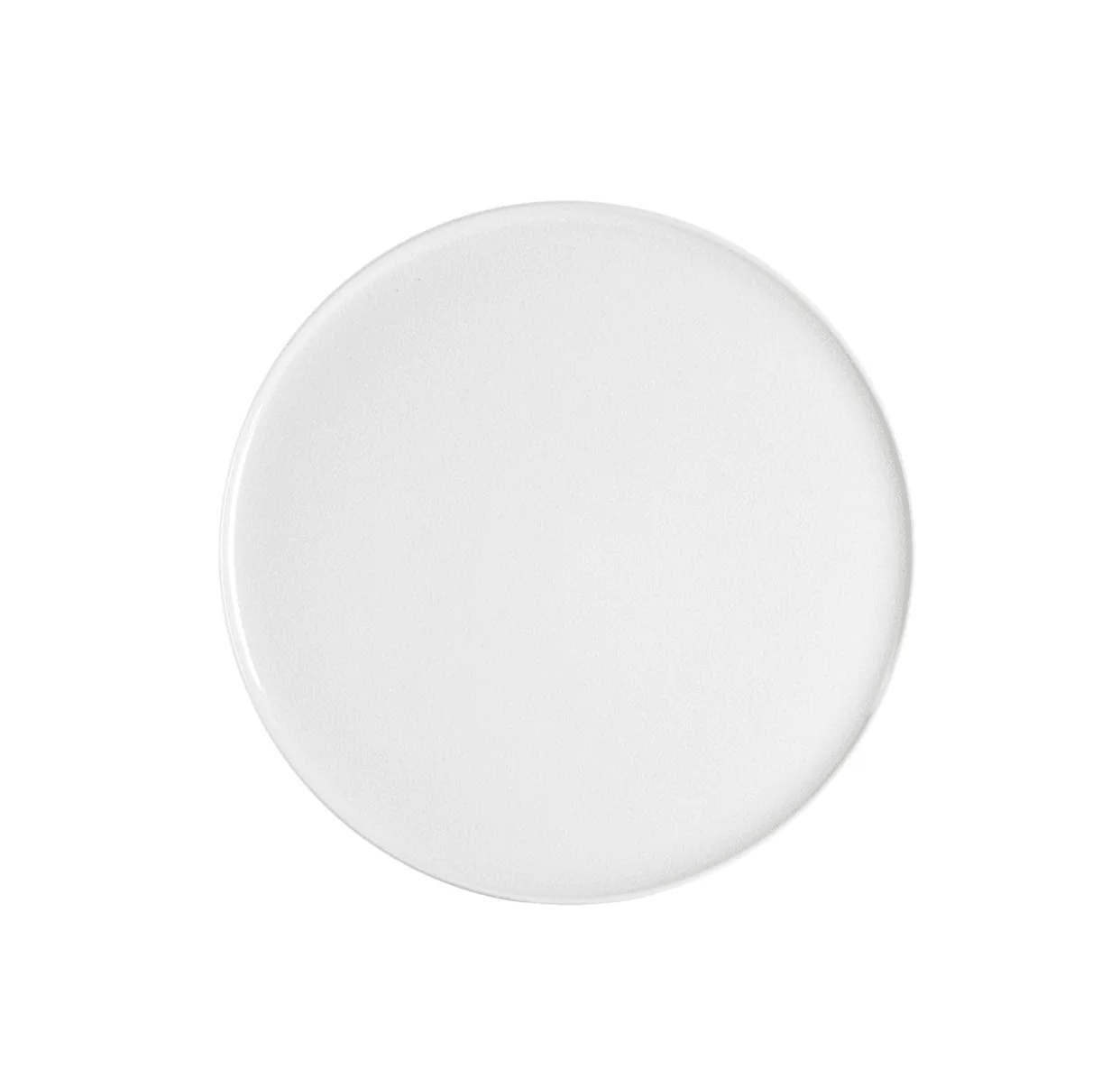 assiette plate neige