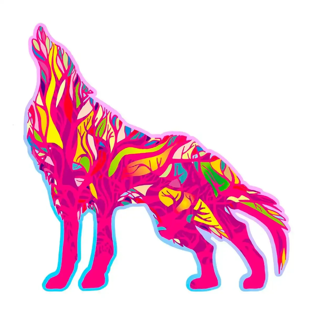 Howling Wolf 250 Wooden Puzzle
