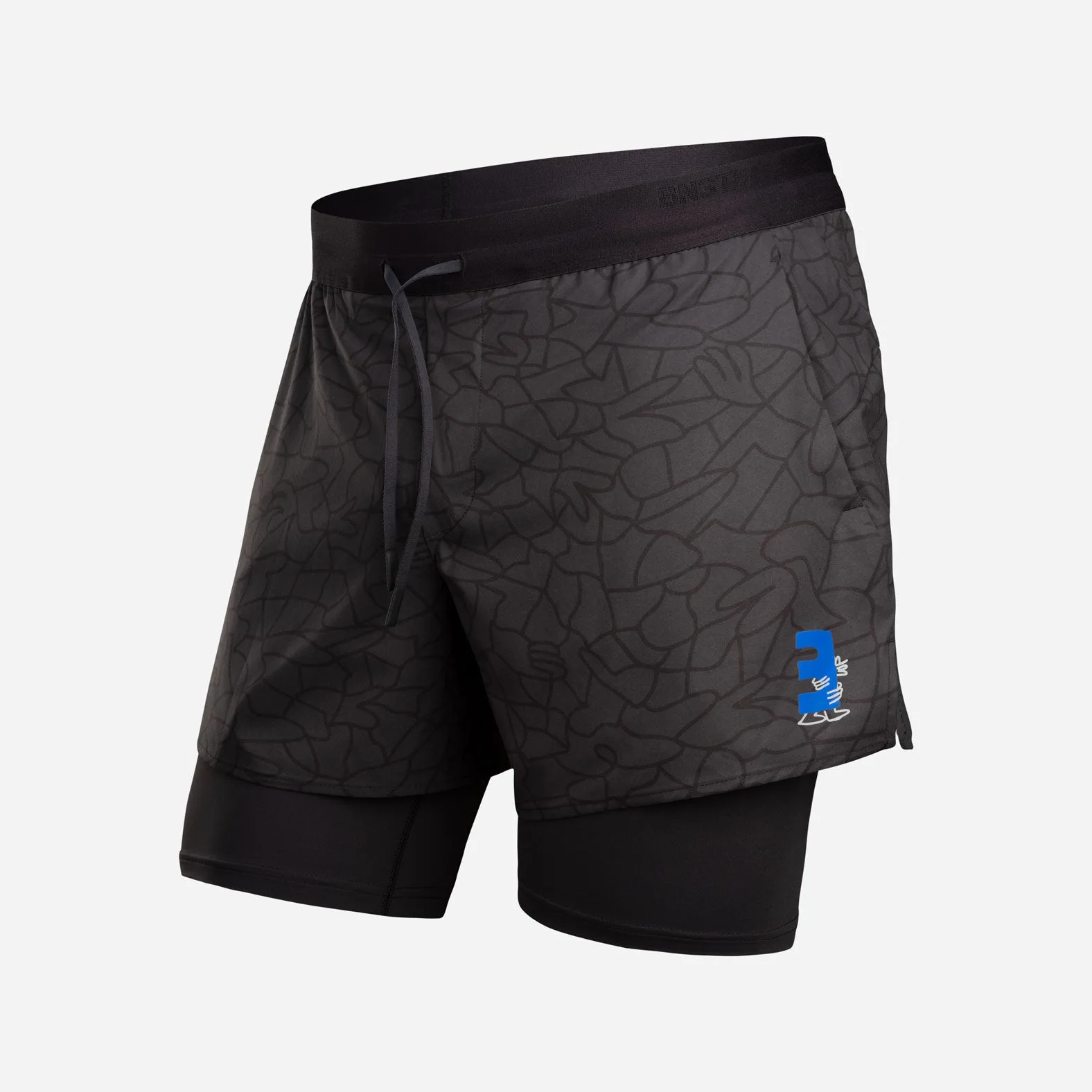 Session 2N1 Training Short 5": Lucas Beaufort - Black