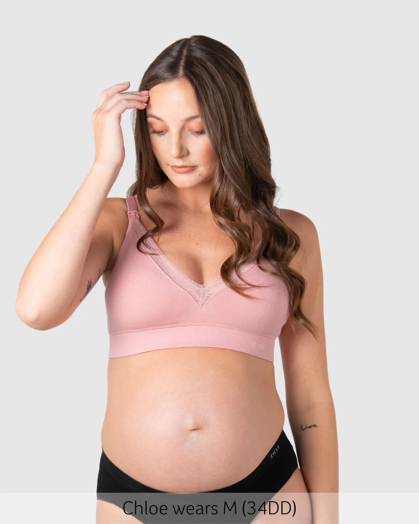 Caress FlexFit Nursing Bra - Petal Pink