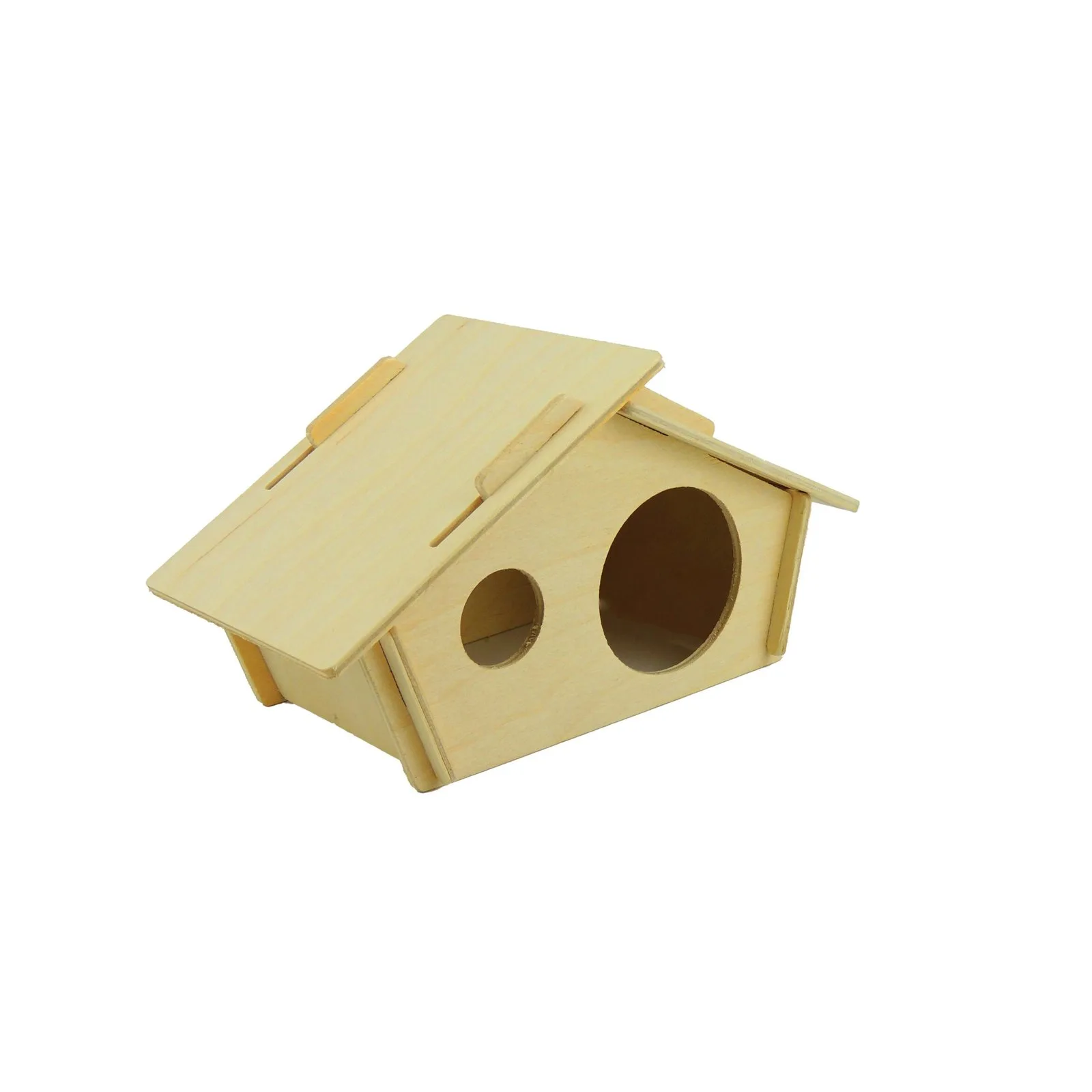 Pet Hamster Gerbil Rodent Wooden Hideaway House – Eco | Little Friends