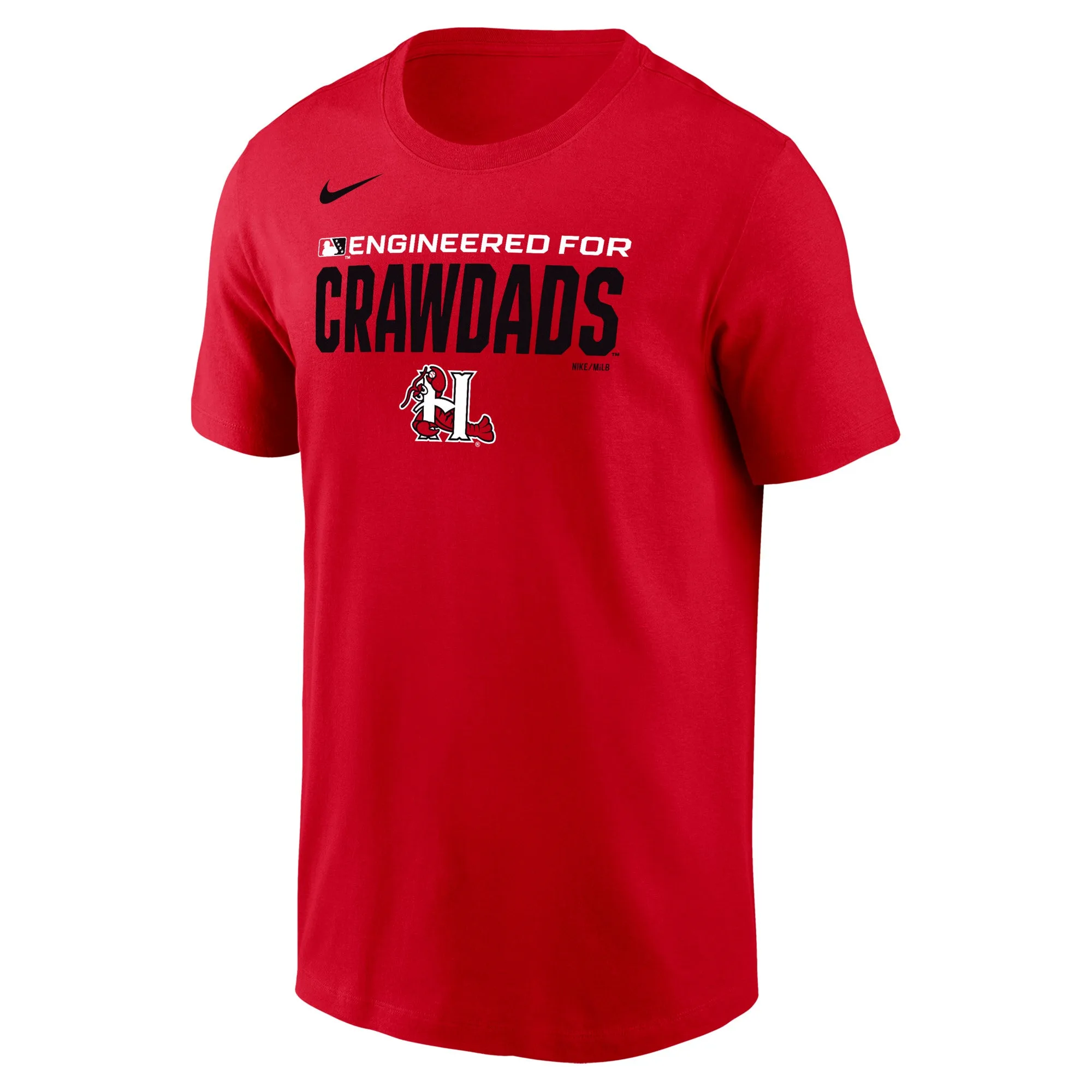 Camiseta Dri-Fit roja Nike Hickory Crawdads Engineered for Crawdads Legend