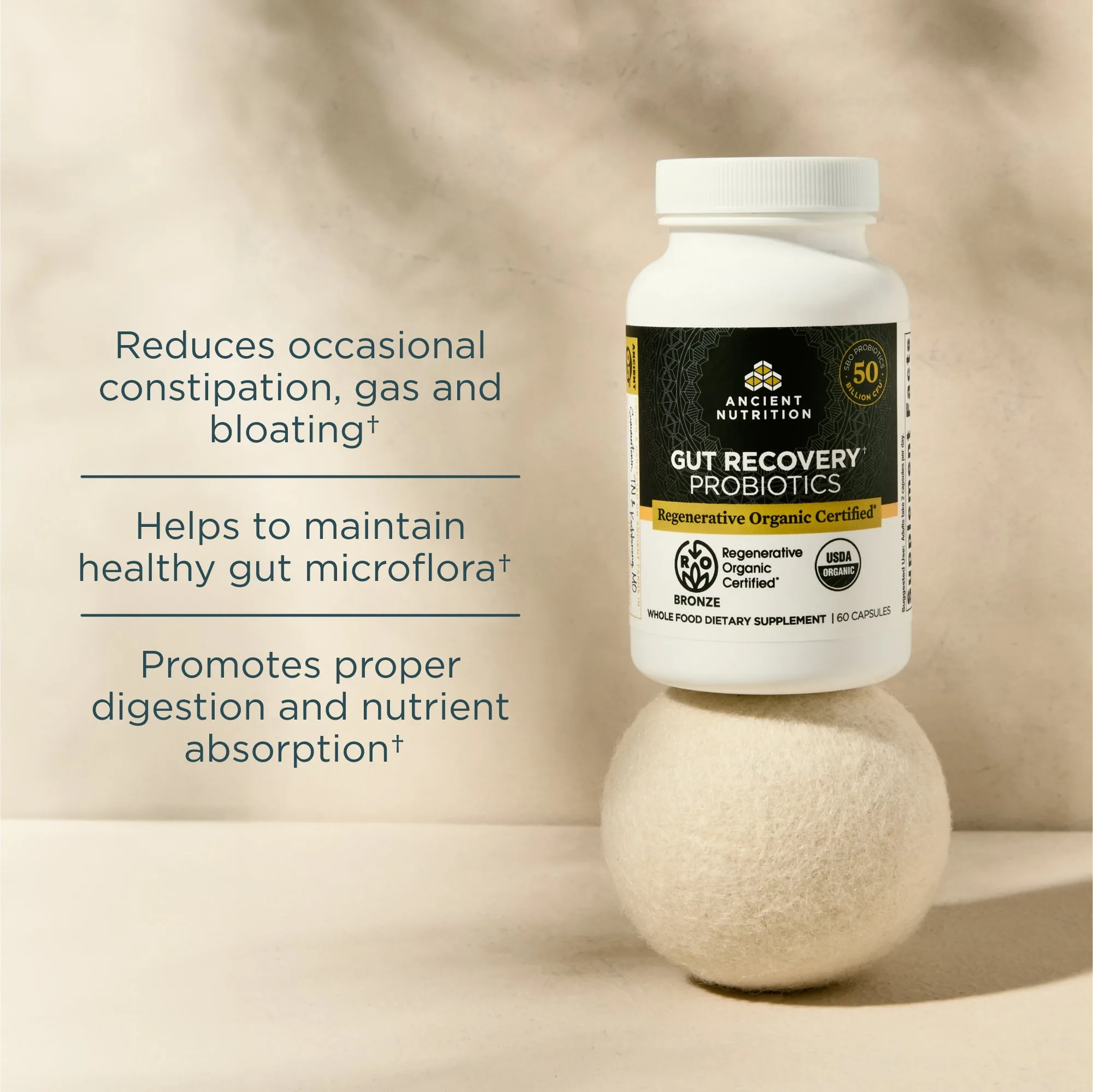 Regenerative Organic Certified® Gut Recovery Probiotics