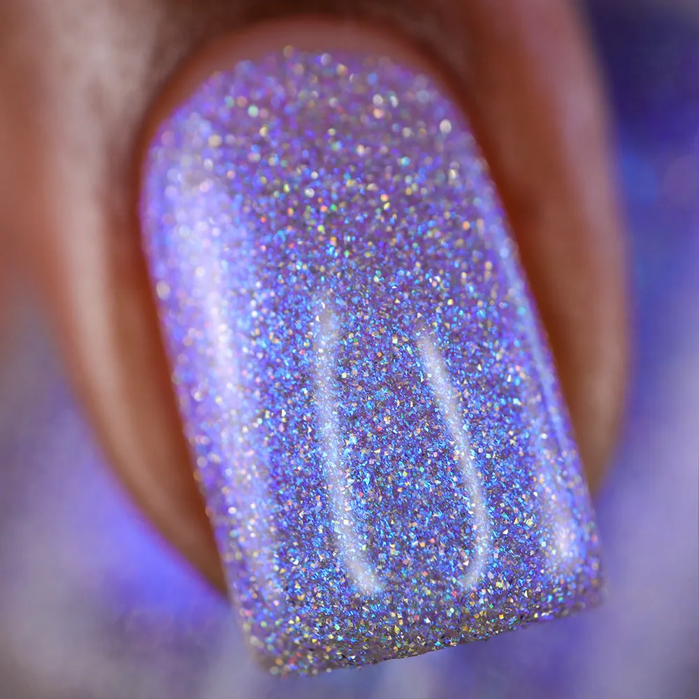 Love Lots - Shimmer violet bleuté - Vernis à ongles réfléchissant argenté - Vernis à paillettes - Collection Life is Short