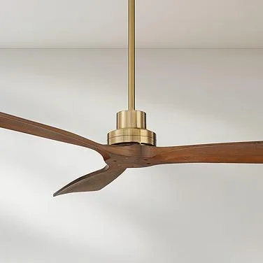 52 Inch Casa Vieja Delta Dc Soft Brass Ceiling Fan With Remote 4374g