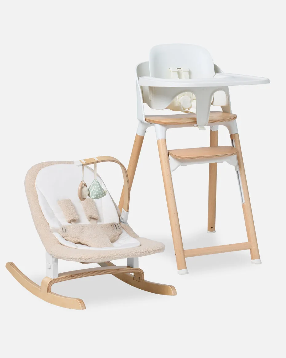 Zo stel je het Chair II newborn-bundel in