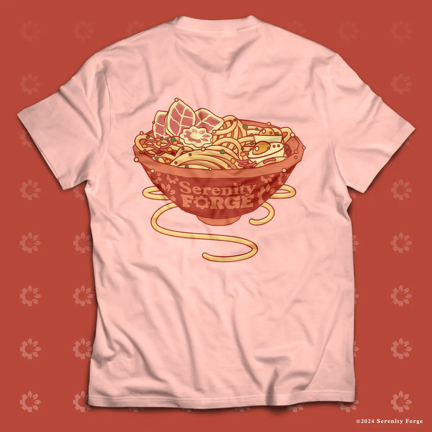 Serenity Forge 10e anniversaire - T-shirt unisexe nouilles ramen