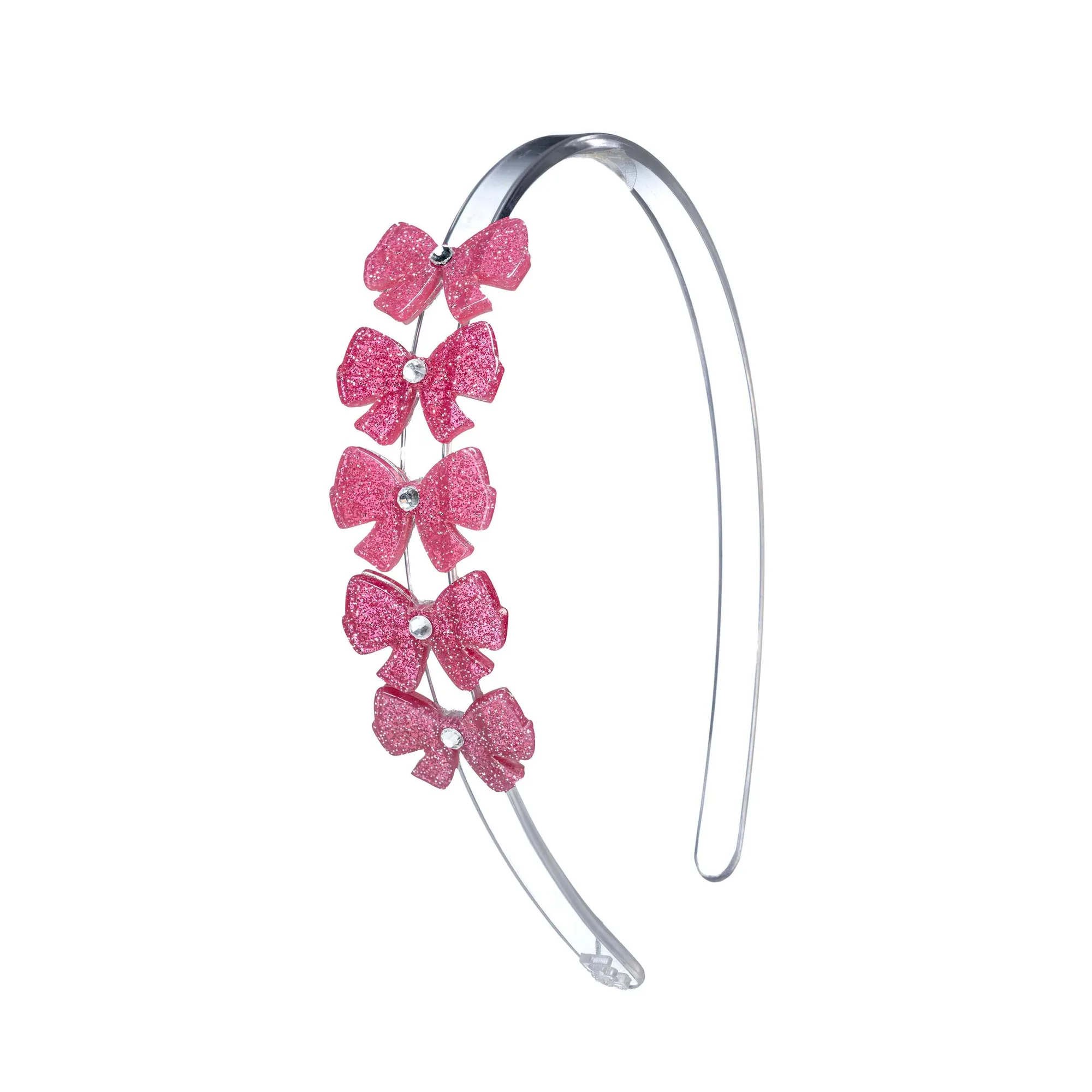 Bows Glitter Vintage Pink Headband