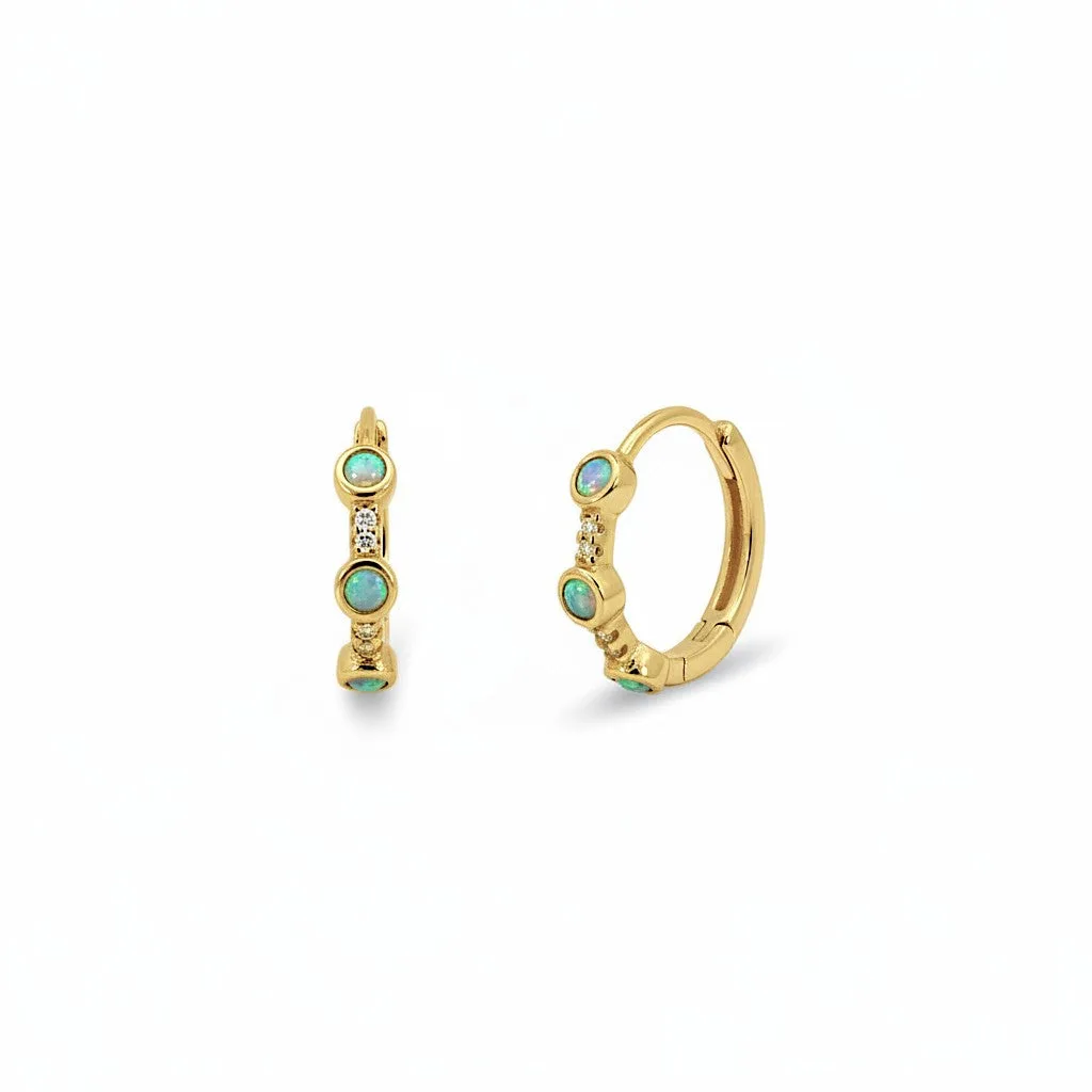 أقراط حلقية Maris Opal