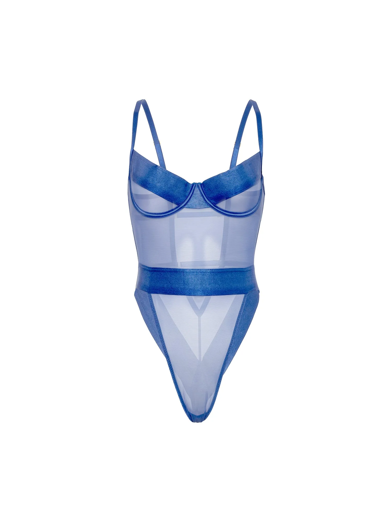 Gia Strappy Mesh Teddy