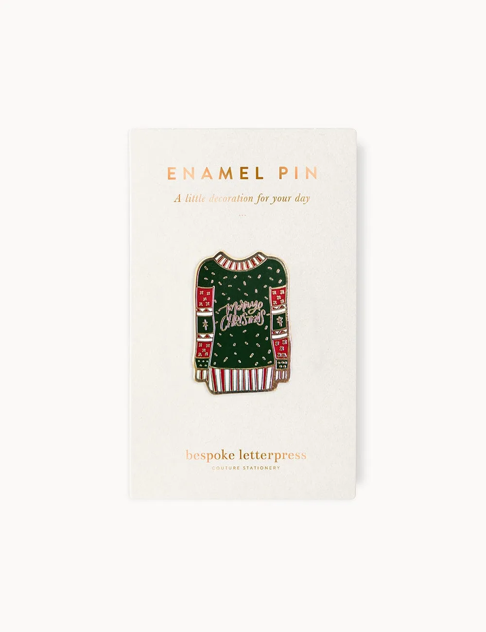 Christmas Jumper Enamel Pin