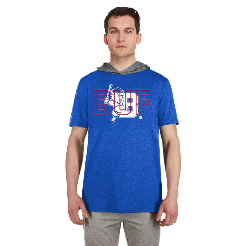 Buffalo Bisons Royal Active Hooded Tee: Features and Fit
