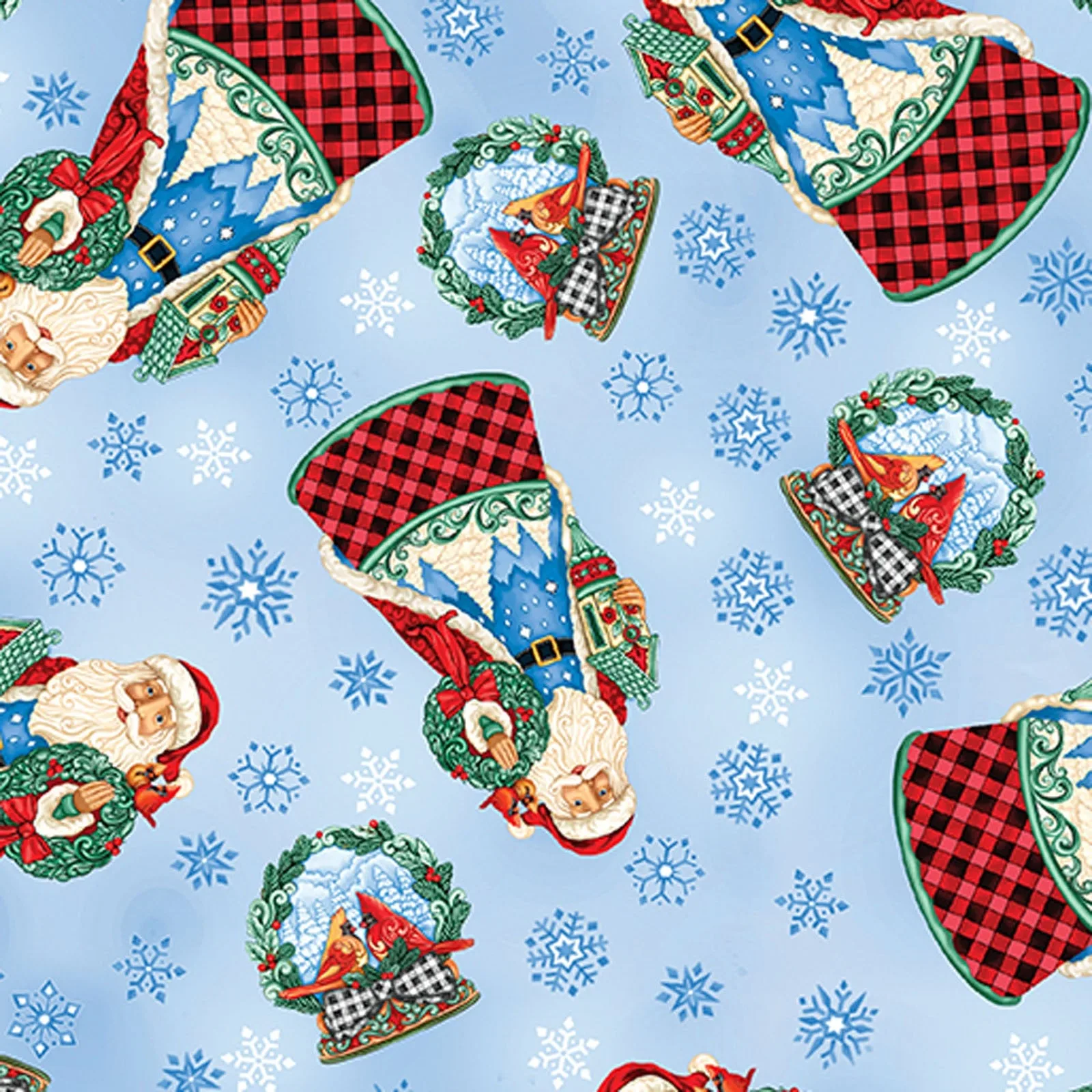 Quilten mit dem BENARTEX Highland Glen Santa Panel