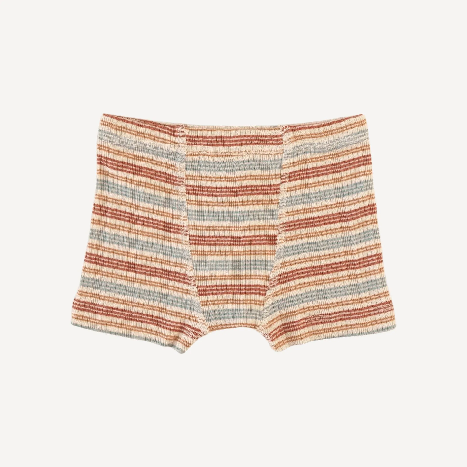 boxer | multi stripe | organic cotton multi rib