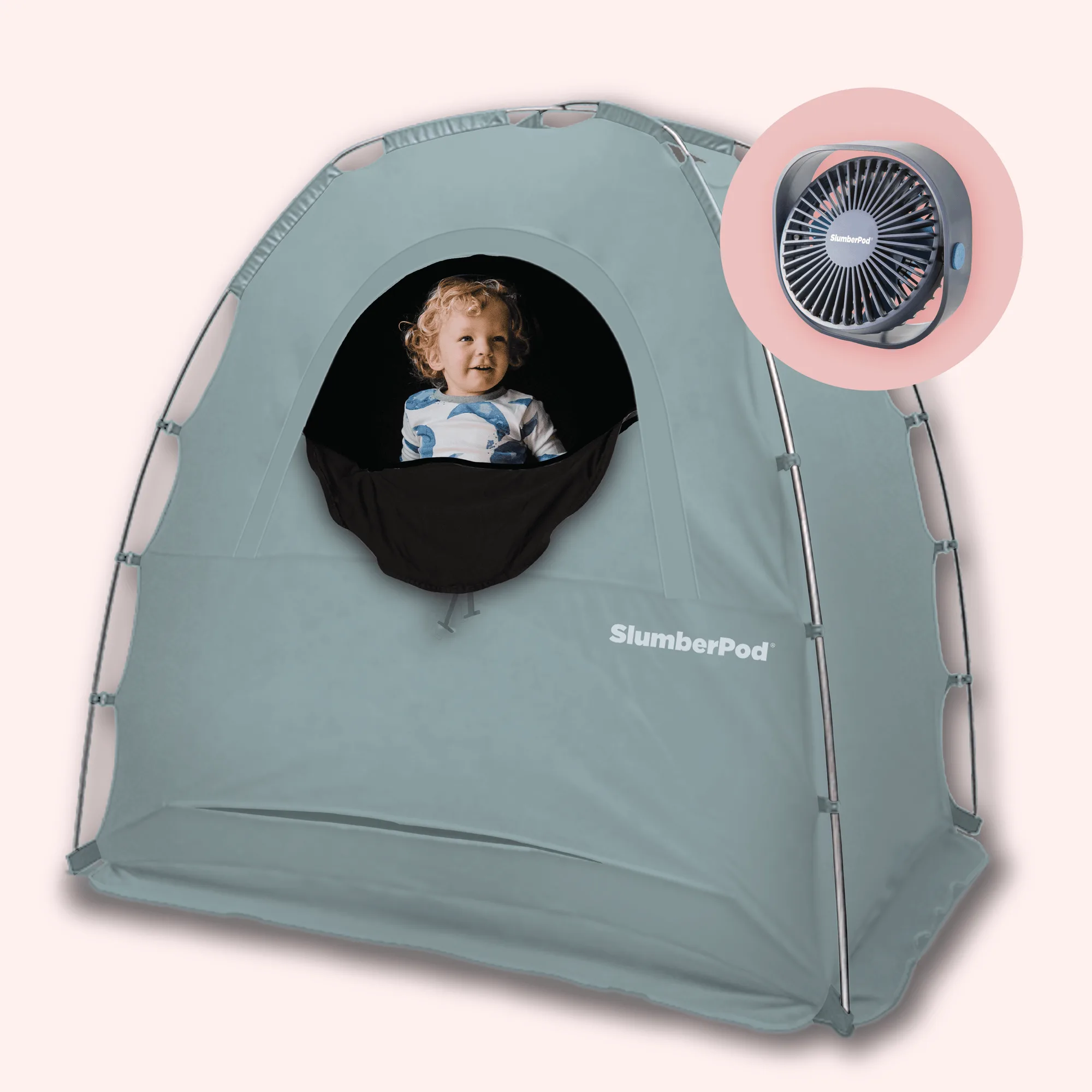Slumberpod with Fan (Limited Edition Slate Blue)