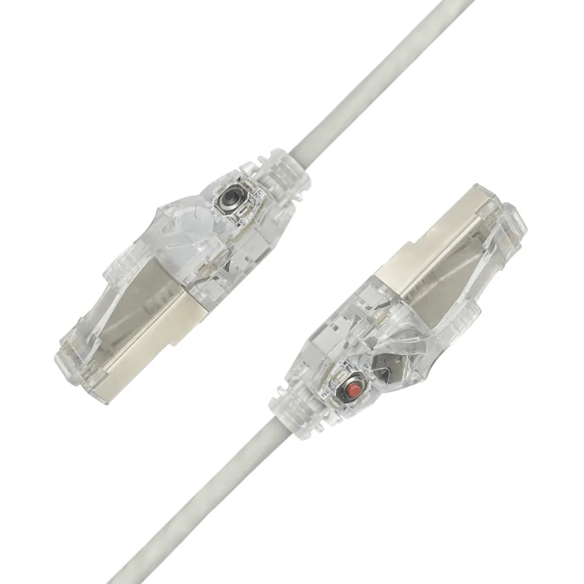 Cable de conexión Cat6A Slim 28AWG con auto-trazado LED (U/UTP) – RJ45 a RJ45