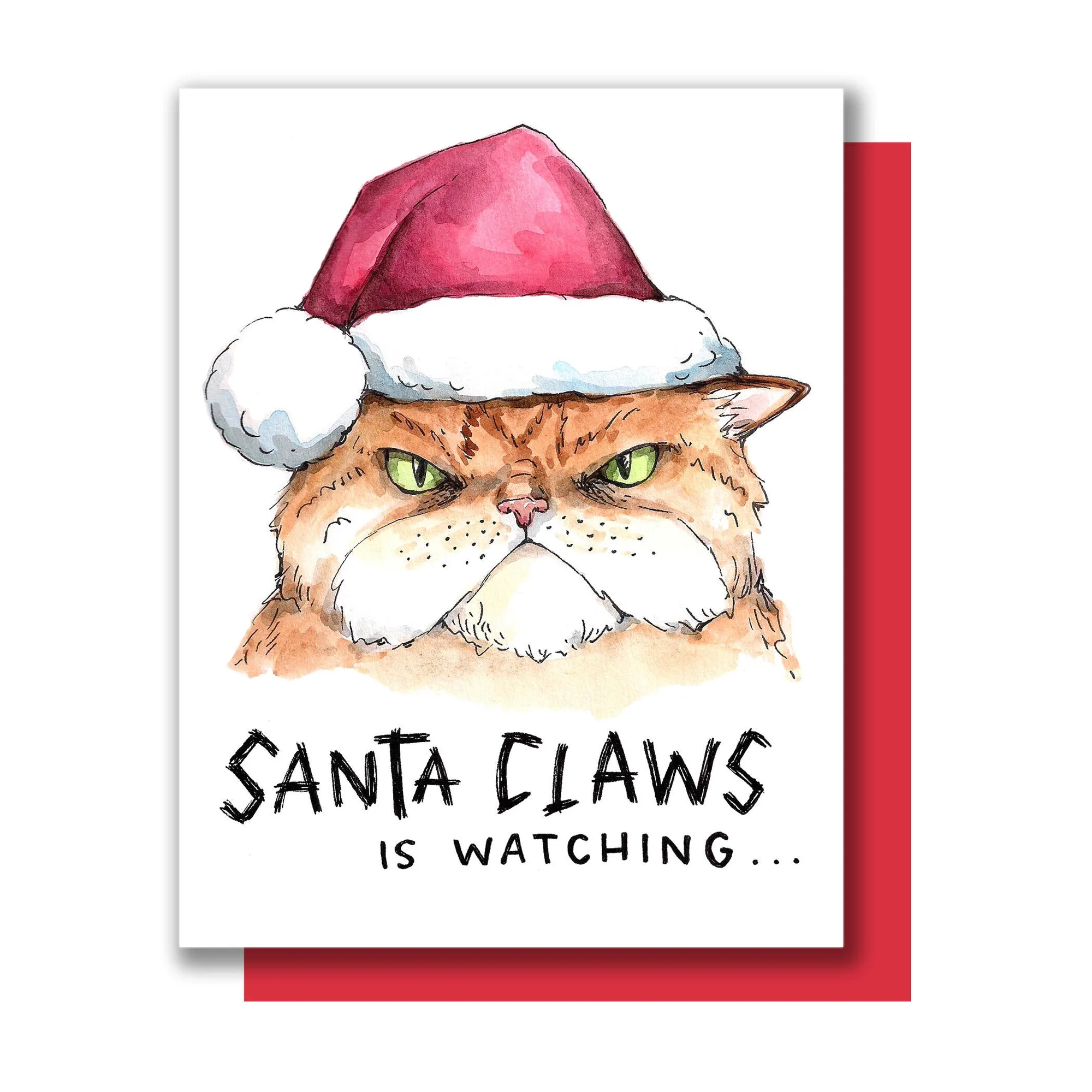 Funny Animal Christmas Cards for Cat Lovers