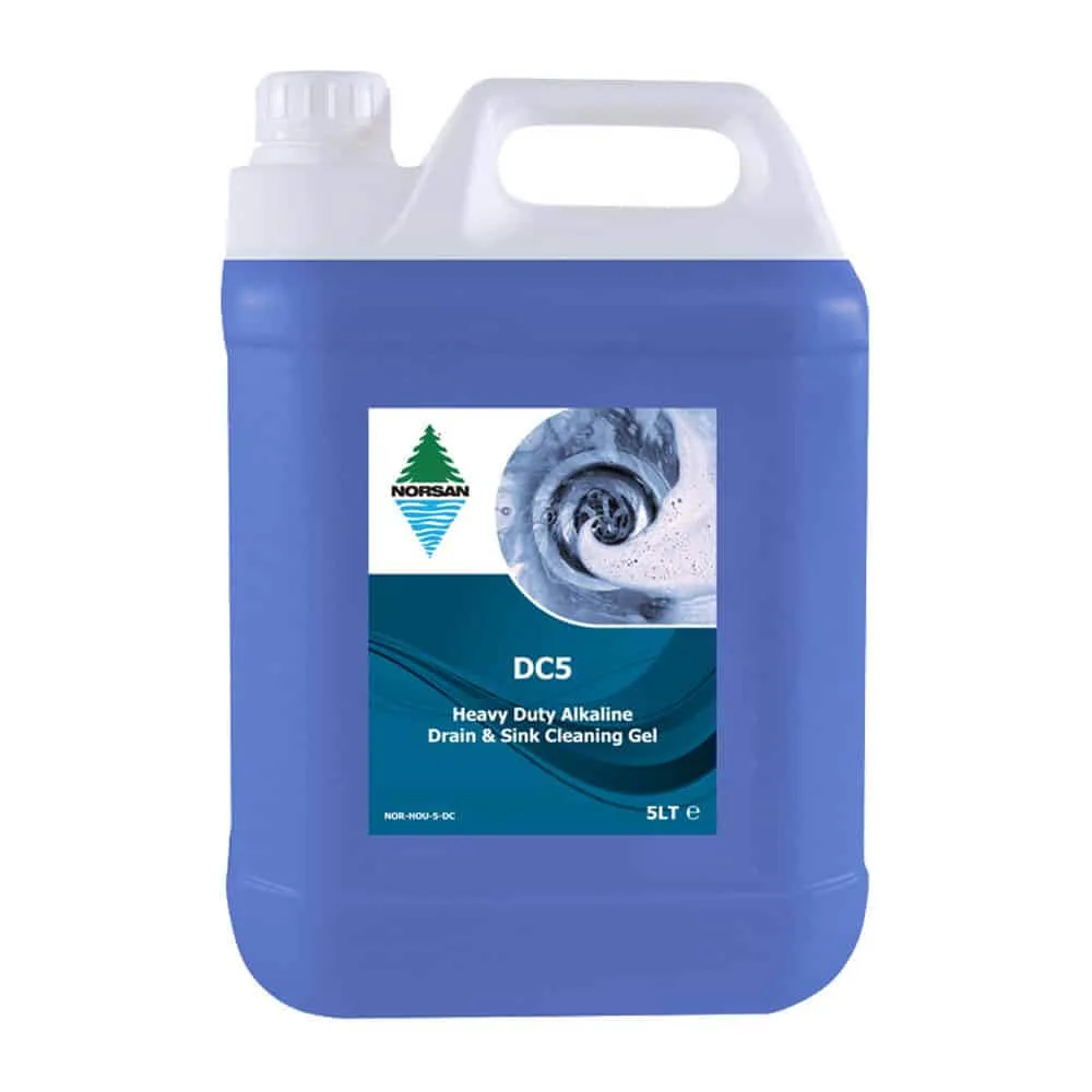 Heavy Duty Alkaline Drain Cleaner DC5 2x5Ltrs