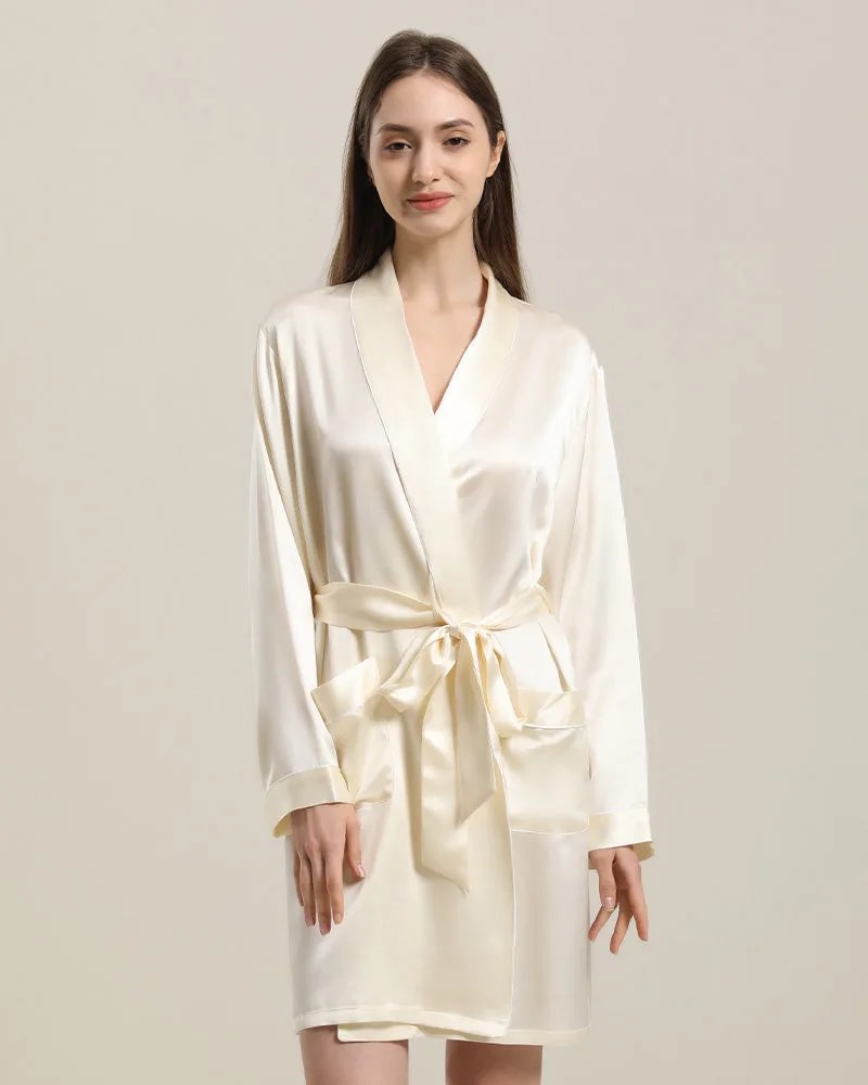 Abito in seta classico midi 22 momme per donna