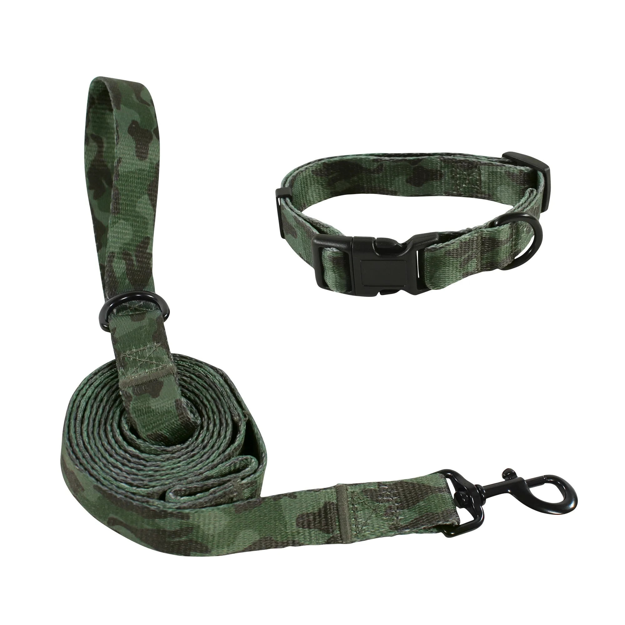Luvable Friends Pet Collar and Leash Set, Camo