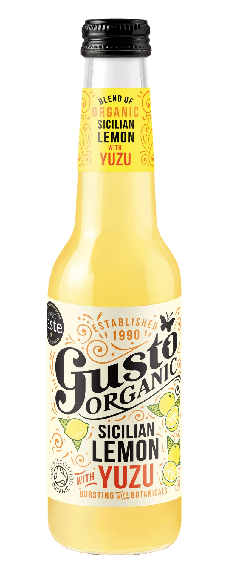 Gusto Organic Sicilian Lemon with Yuzu Review: A Refreshing Citrus Soda Worth Trying