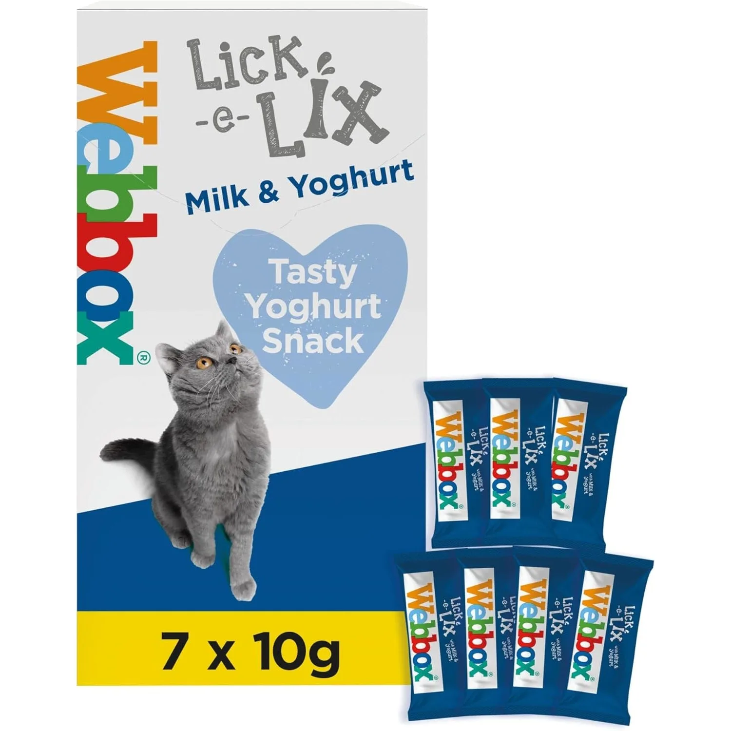 Webbox Lick-e-Lix with Milk & Yoghurt Cat Treats