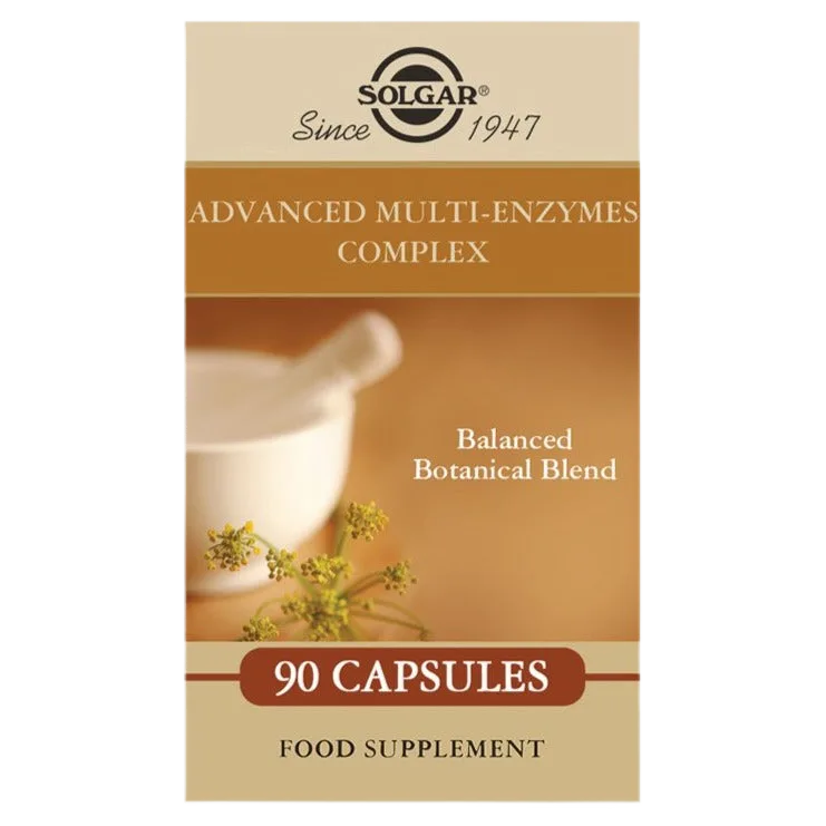 Advanced Multi-Enzyme Complex Vegetable Capsules - Pack of 90