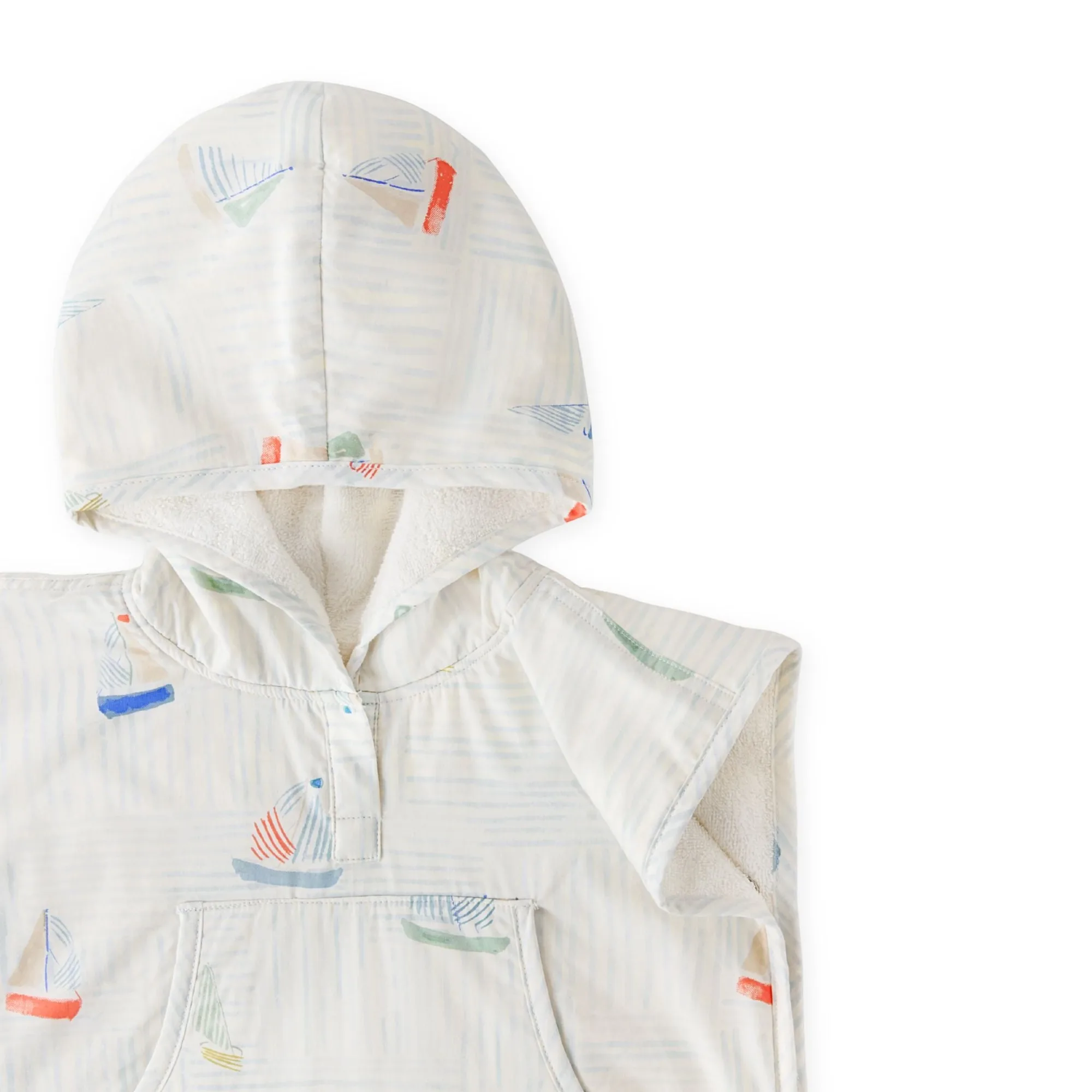 Toalha poncho com capuz - Set Sail