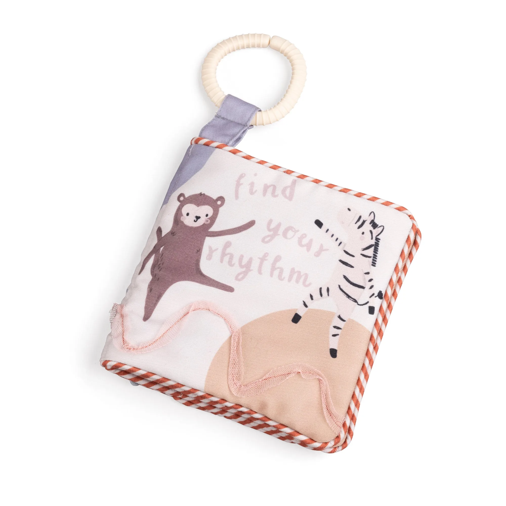 Libro di attività, Teeny Toes - Sebra Play - Rosa