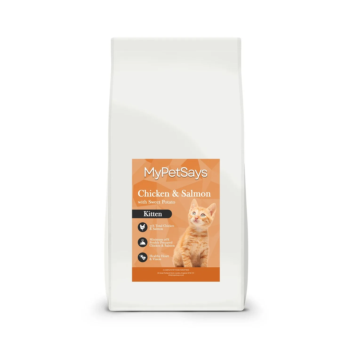 Grain Free Kitten Food - Chicken & Salmon with Sweet Potato
