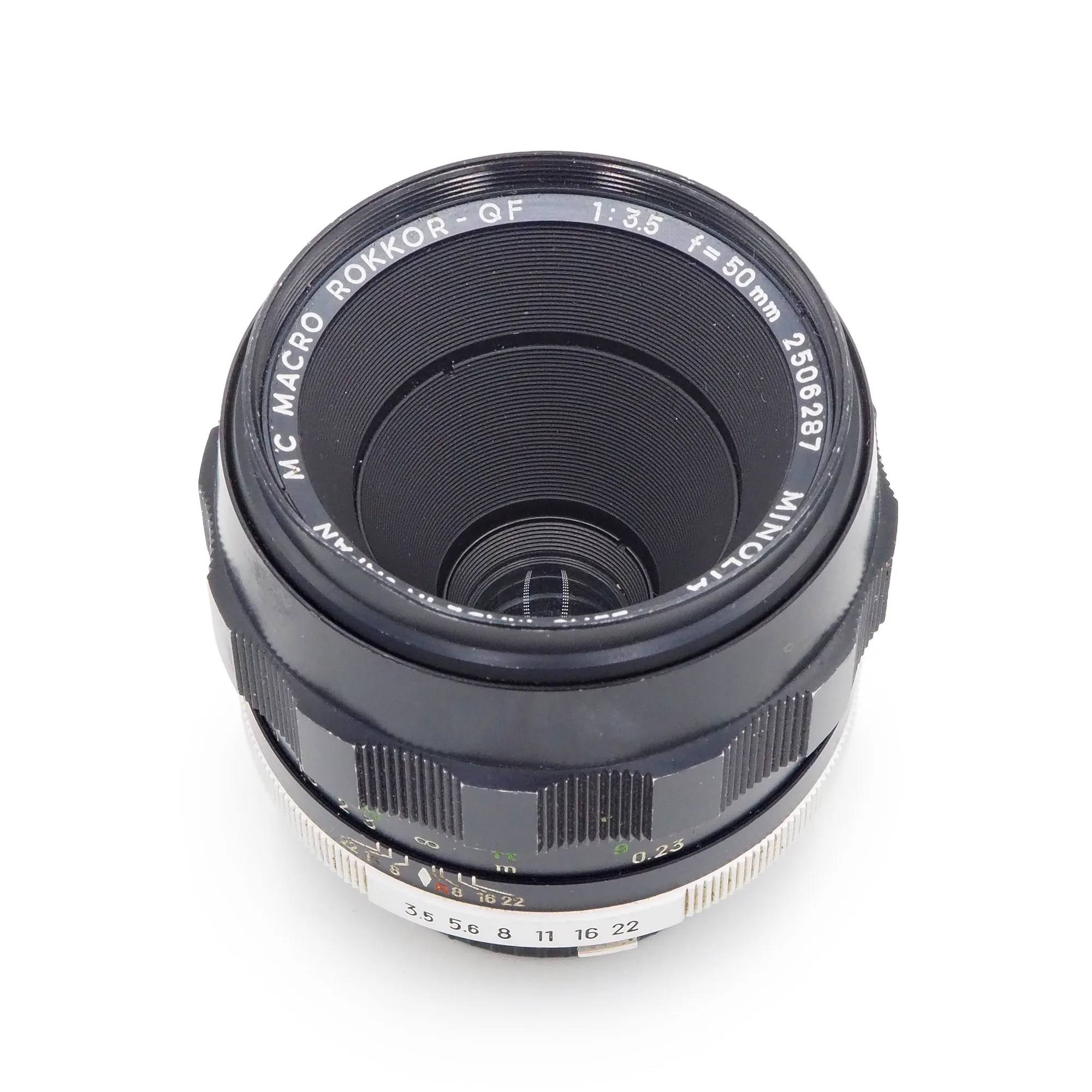 Minolta 50mm f/3.5 MC Macro Rokkor-QF Lens - USED