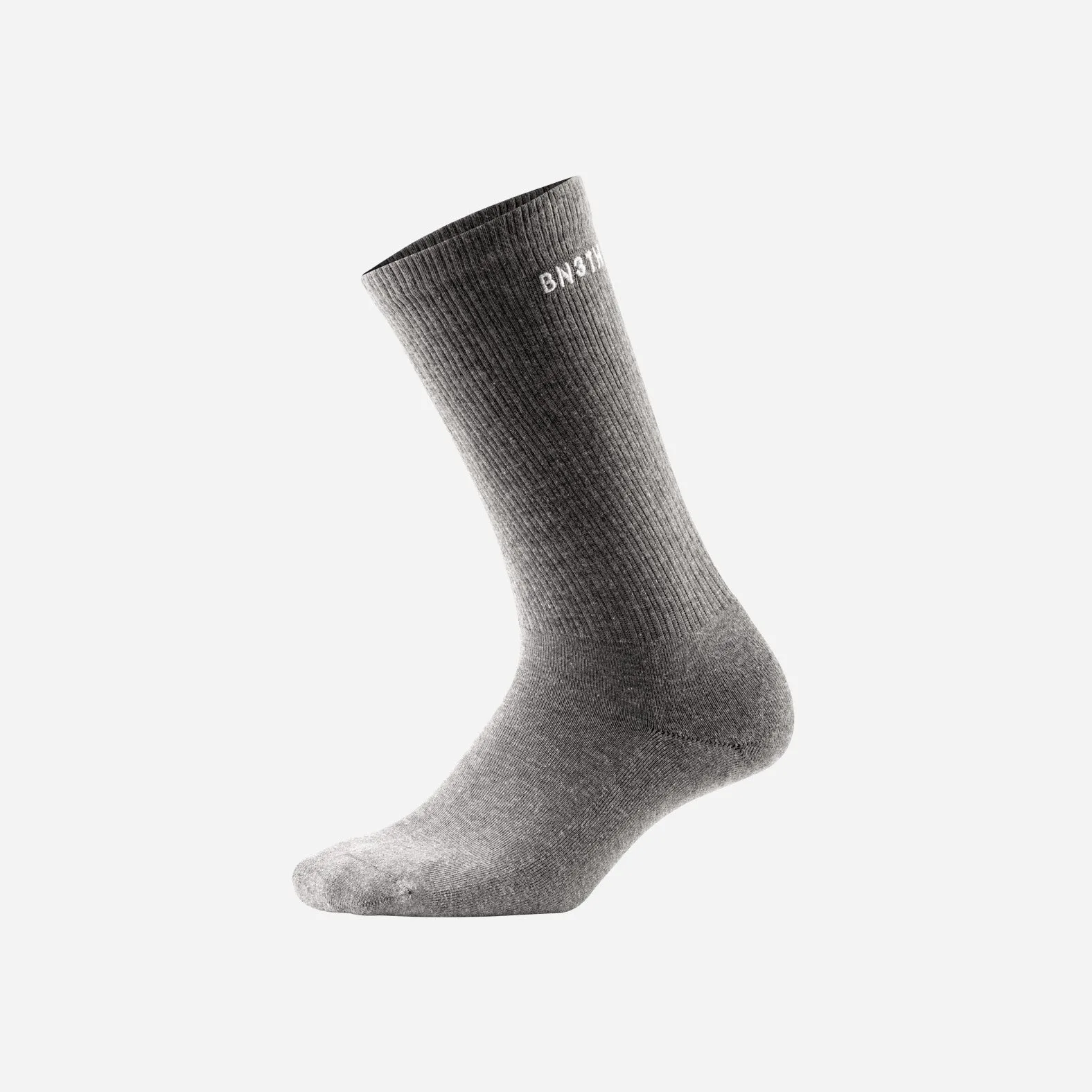 Classic Crew Sock: Heather Gray