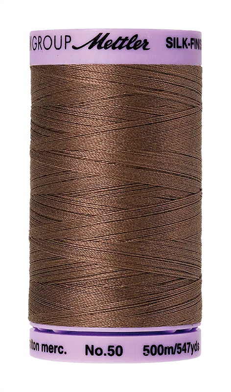 Mettler Silk-Finish Cotton Thread 50wt 500M – Espresso