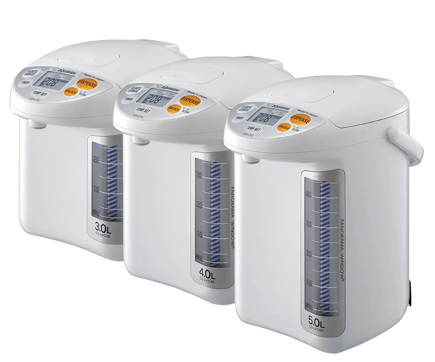 Panorama Window® Micom Water Boiler & Warmer CD-LFC30/40/50