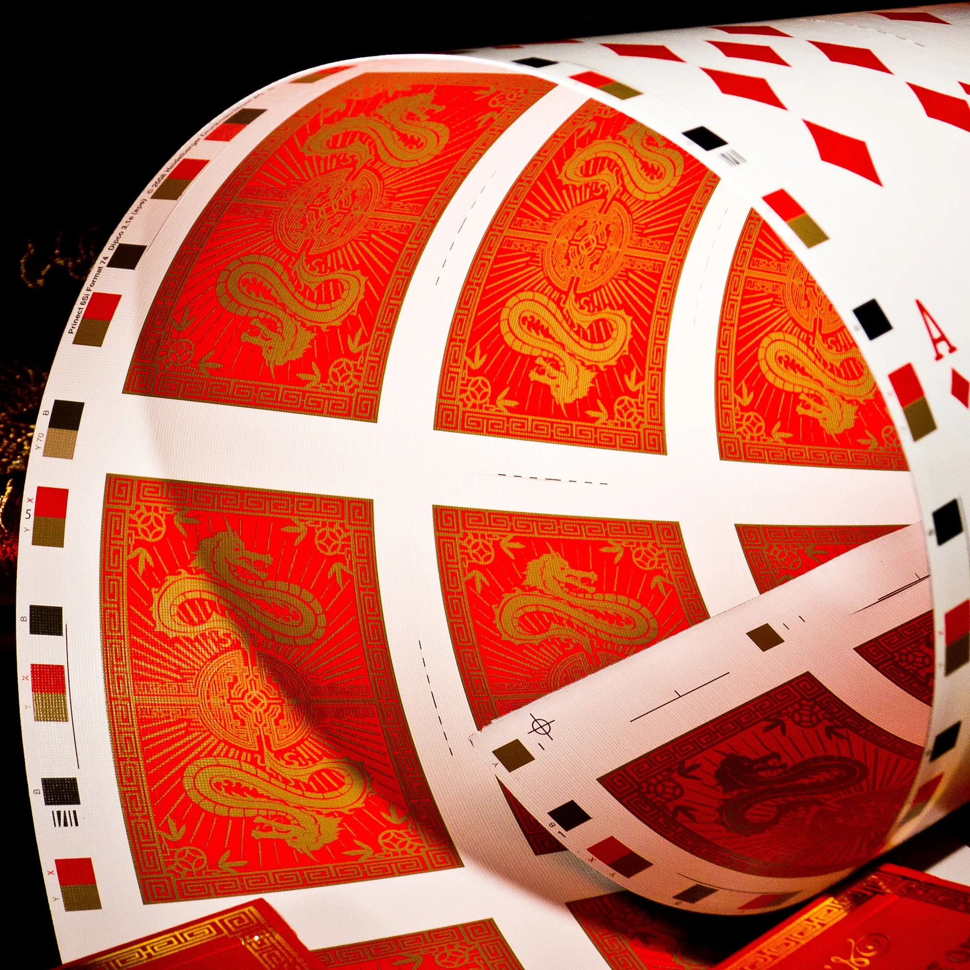 FEUILLE NON DÉCOUPÉE CHINATOWN SIGNÉE PAR FULTON ET DAN ET DAVE