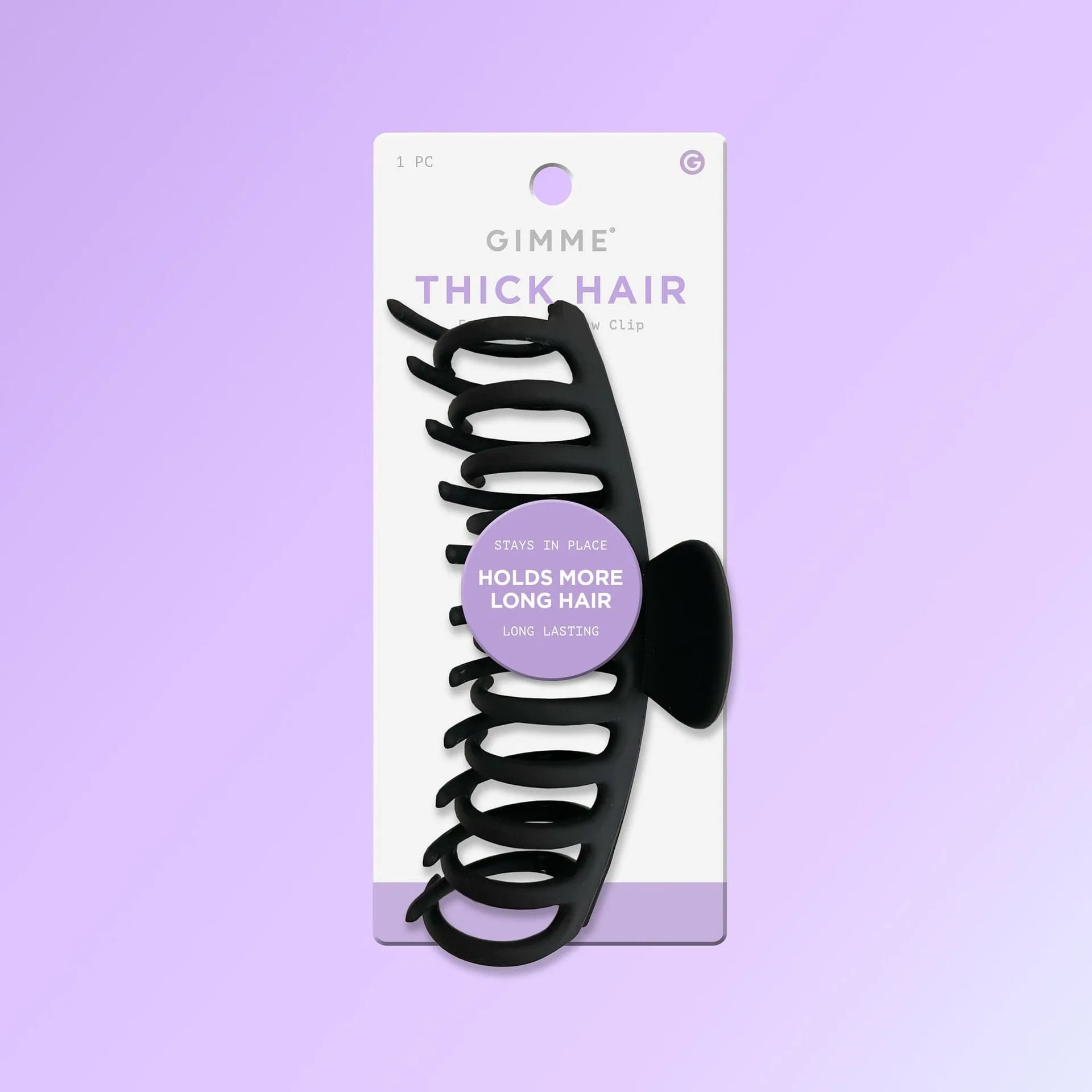 Keep it Classic Jumbo Claw Clip For Thick or Curly Hair