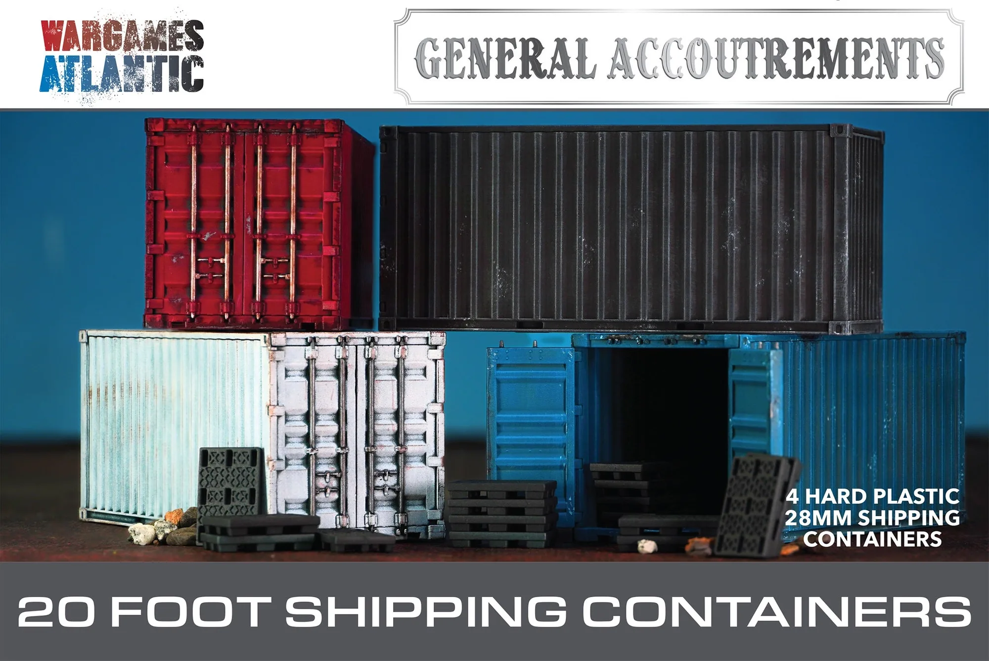 20 Foot Shipping Containers for Wargaming Terrain