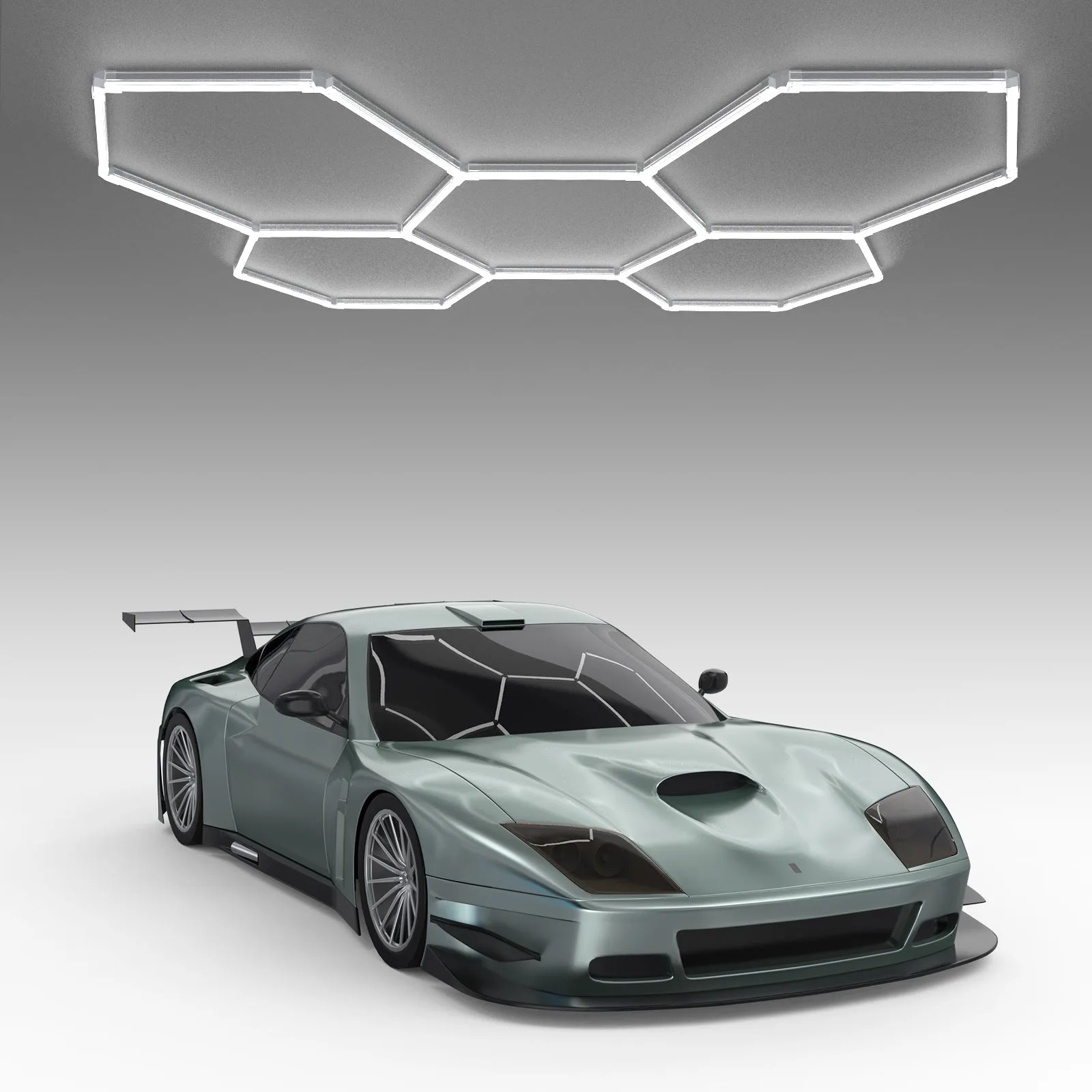 Hyperlite Hexagon Garage Lights Gen 2