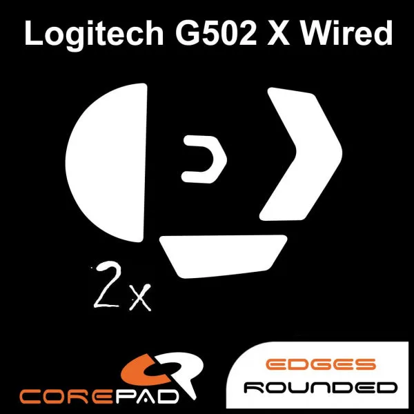 دليل تركيب Corepad Skatez لـ Logitech G502 X السلكي