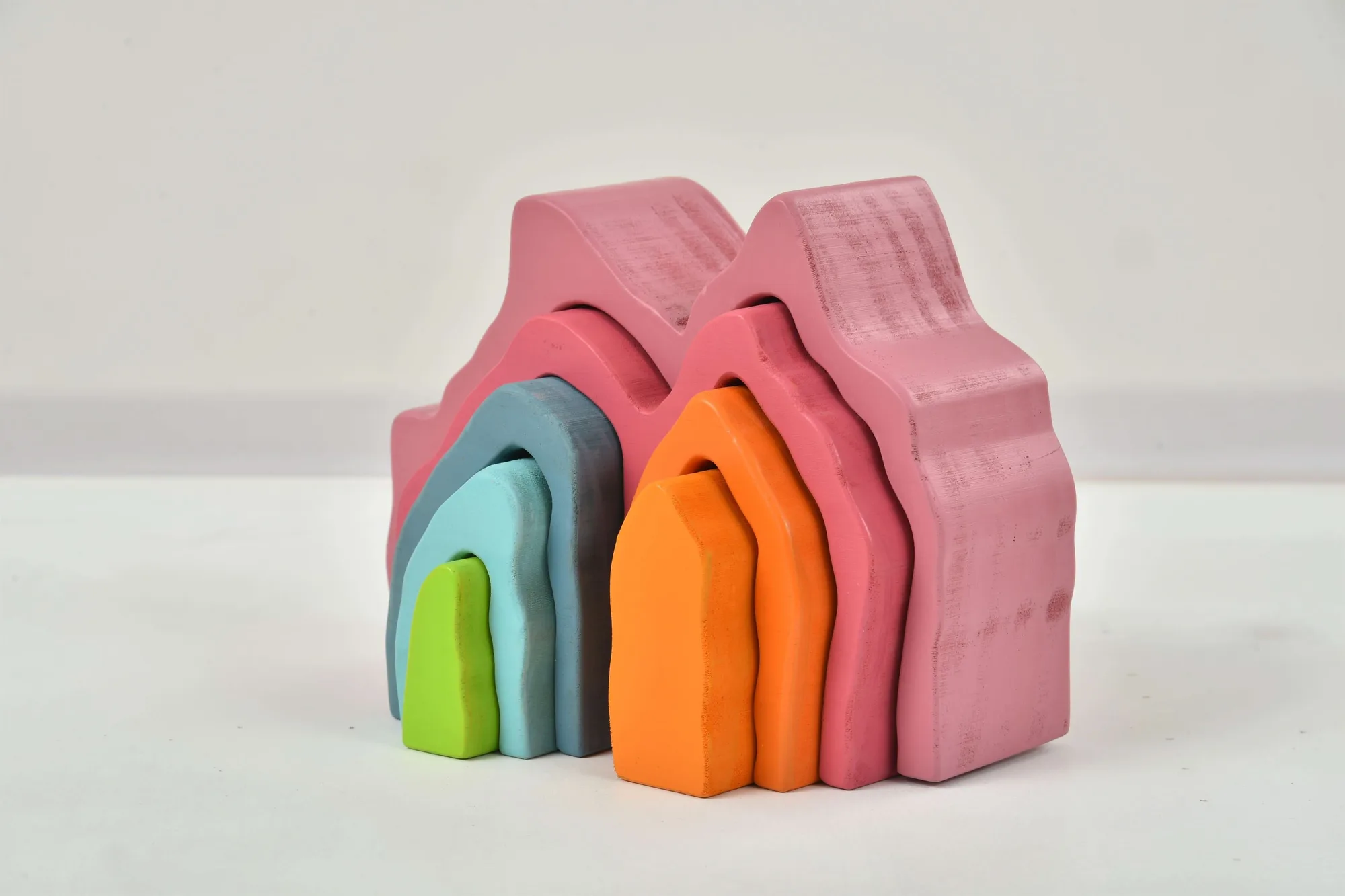 Wooden Mountain Rainbow Stacker: Play Ideas by Age