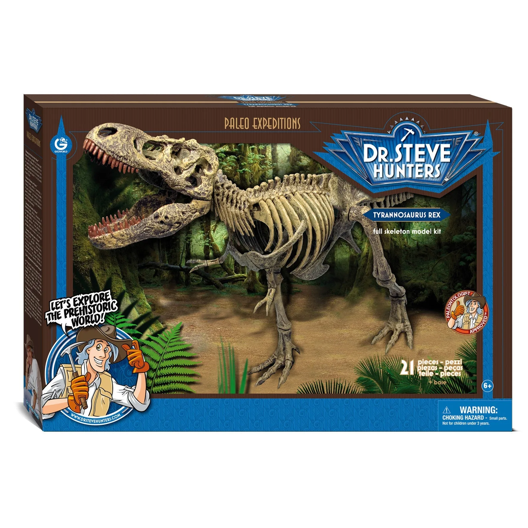 Dr. Steve Hunters GEOWorld Paleo Expedition Tyrannosaurus Rex Replica