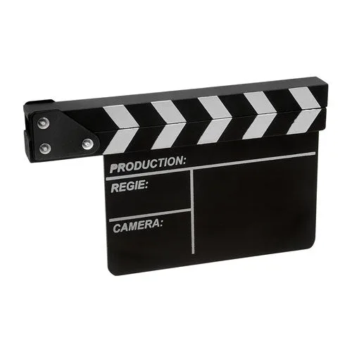 لوحة التصفيق السينمائية Fotodiox (كلابر)، لوحة الإنتاج، لوحة المخرج - مقاس 6.5 × 10.5 بوصة