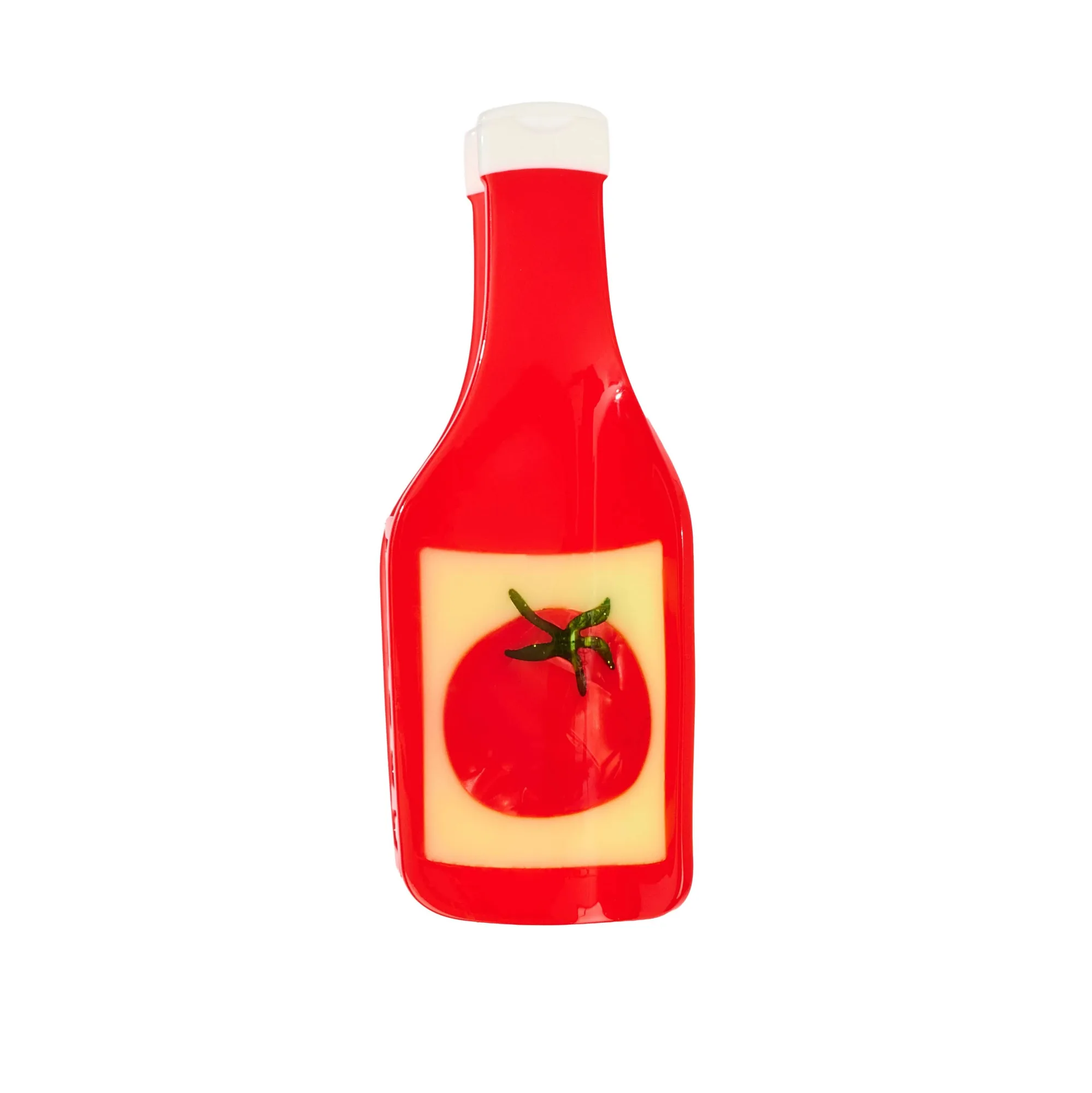 Grote ketchup-haarklauwclip