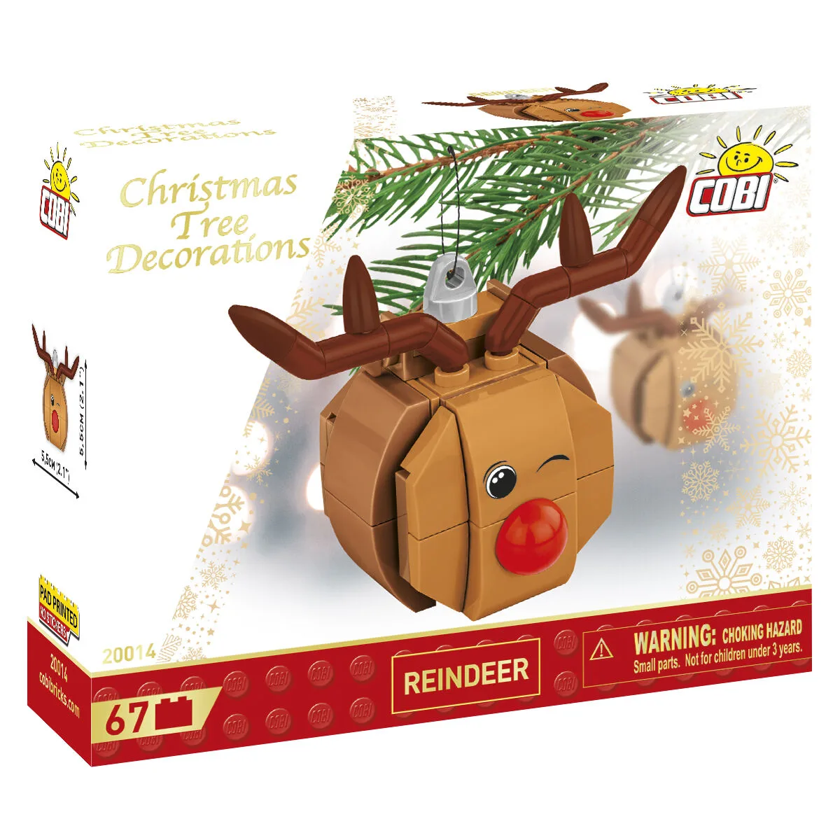 COBI Reindeer Ornament Build Tips for Holiday Decor
