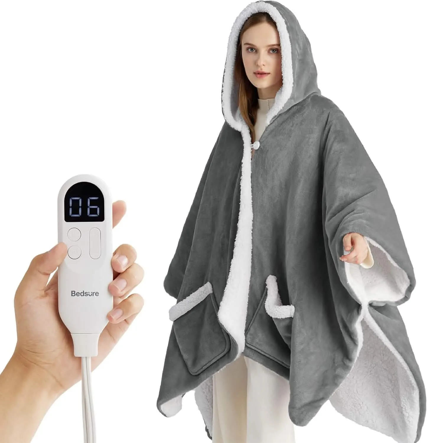 Heated Sherpa Fleece Blanket Hoodie: Safety and Care Tips