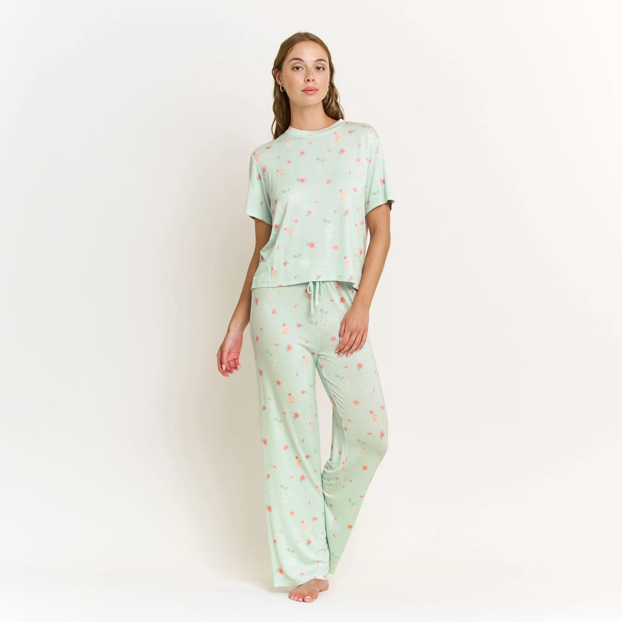 Blissful Cami vs All American Tee Pant Set for Travel