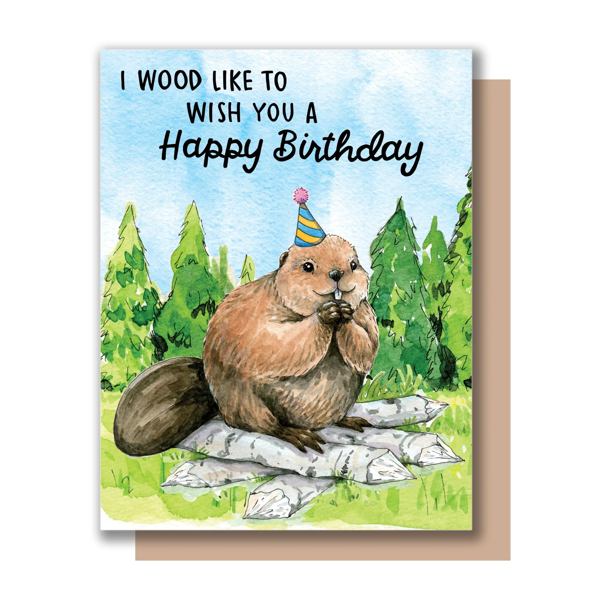 Wood Like vous souhaite un joyeux anniversaire castor
