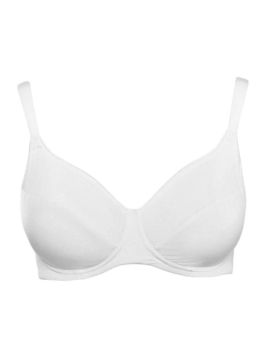 Reggiseno francese con ferretto e regolatore supplementare - BIANCO - 2542