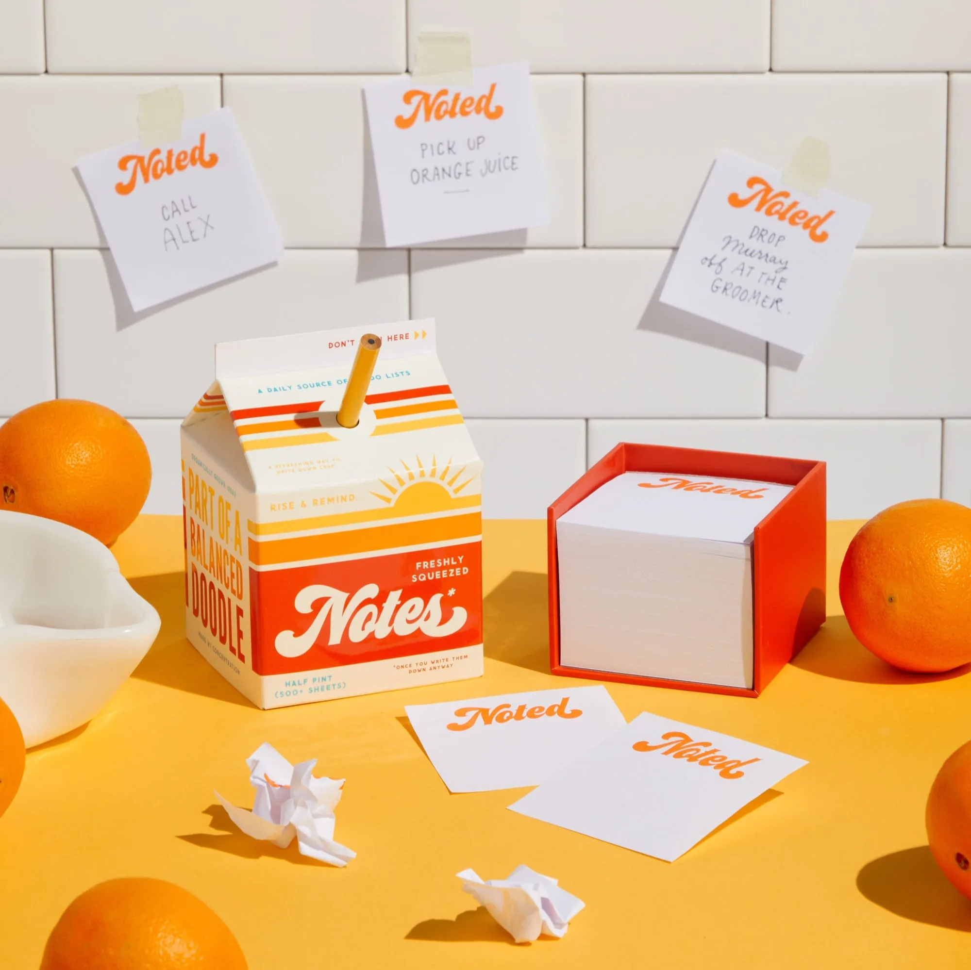 What to Write on a Freshly Squeezed Notes Memo Pad
